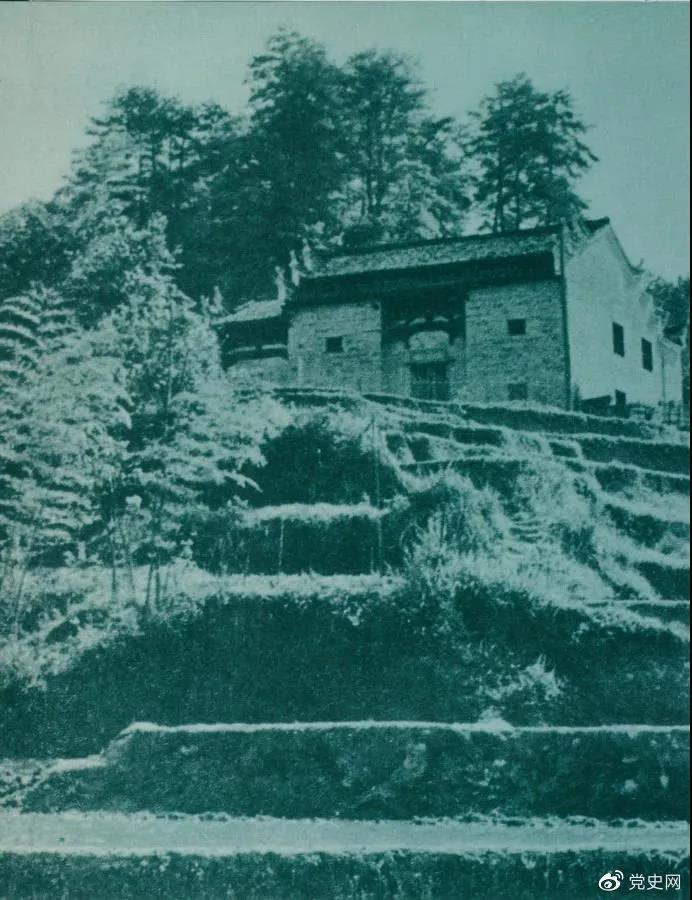 1928年5月，湘贛邊界工農(nóng)兵蘇維埃政府在寧岡茅坪成立。圖為湘贛邊界工農(nóng)兵蘇維埃政府舊址。